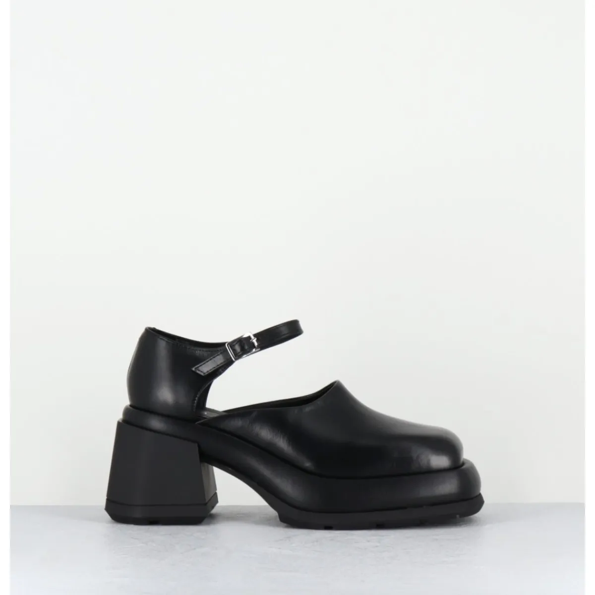Chaussures | Plateformes^E8 BY MIISTA Babies à plateforme en cuir - CORAL BLACK COURT NOIR
