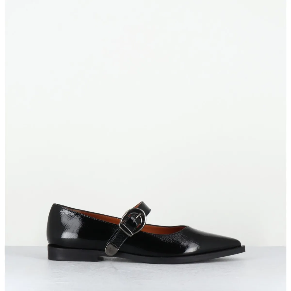 Chaussures | Ballerines^THEA MIKA Babies bout pointu en cuir vernis - TM9118F NAPLAK NERO NOIR