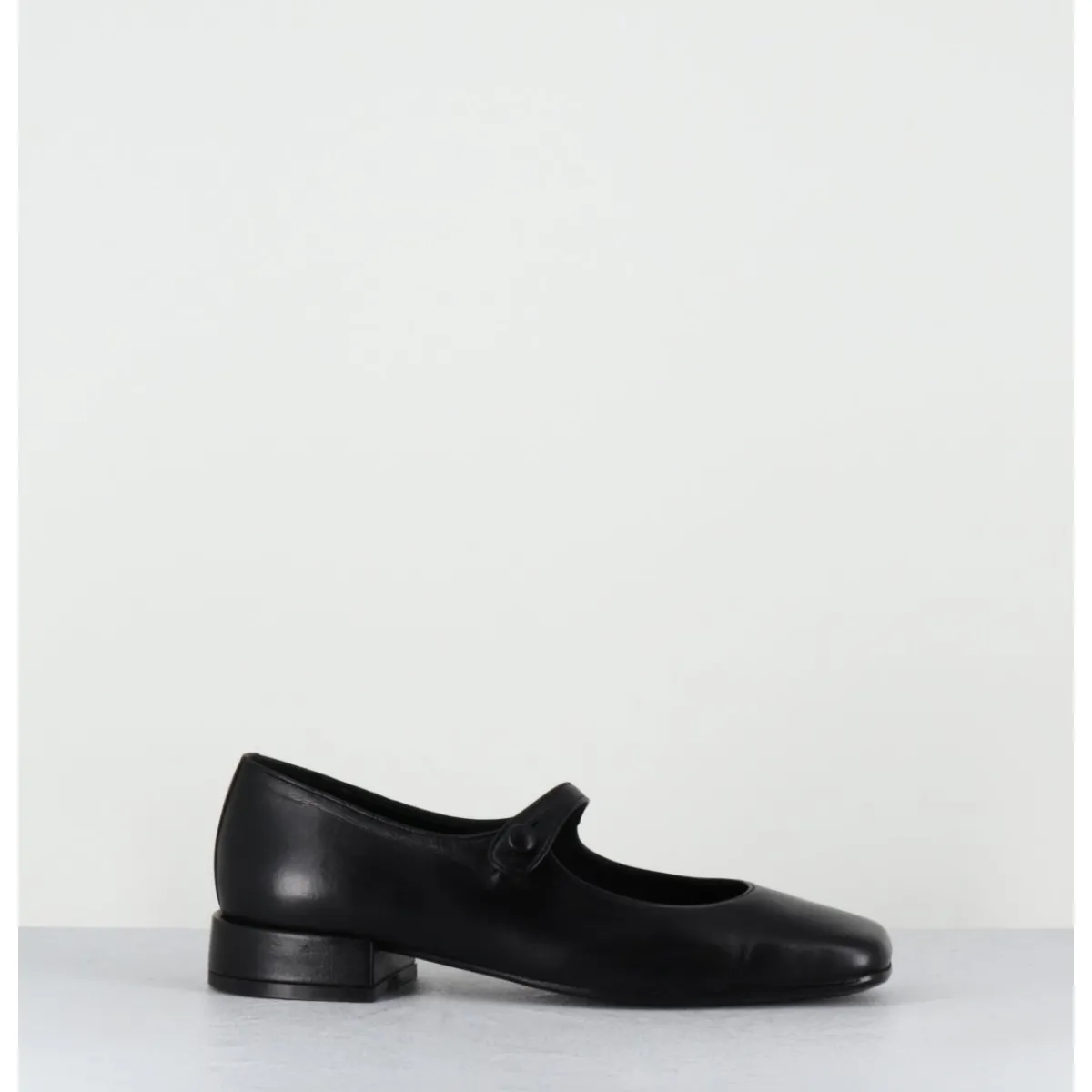Chaussures | Ballerines^TO&CO Babies en cuir souple bout carré - JANE BLACK COWHIDE NOIR