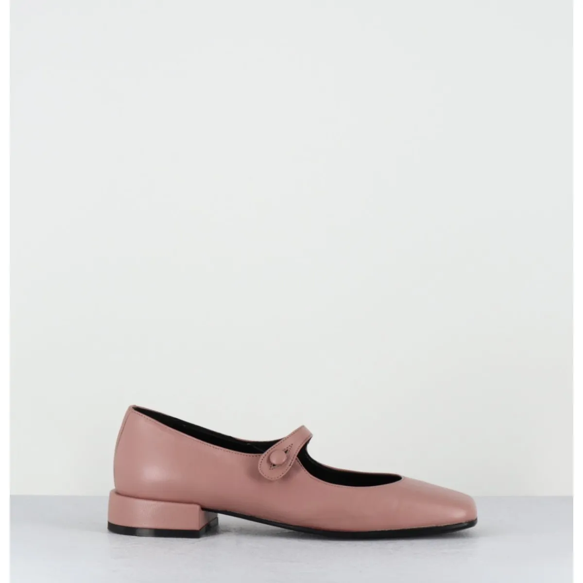 Chaussures | Ballerines^TO&CO Babies en cuir souple poudré à bout carré - JANE NATURAL COWHIDE ROSE