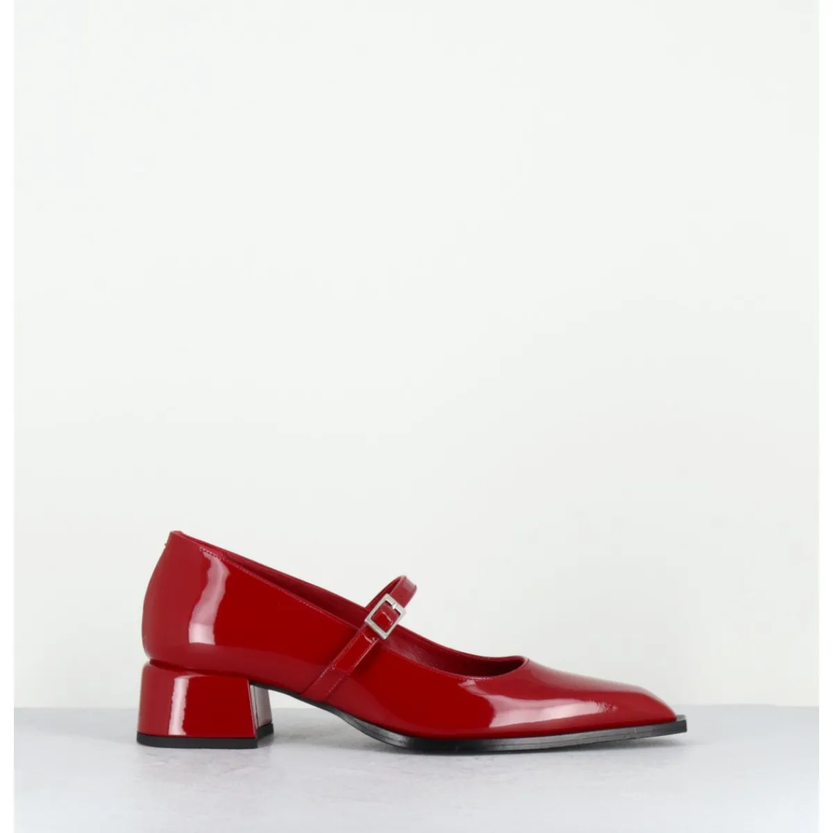 Chaussures^GARRICE LAB Babies en cuir vernis bout pointu petit talon - INE71 VERNICE ROSSO ROUGE