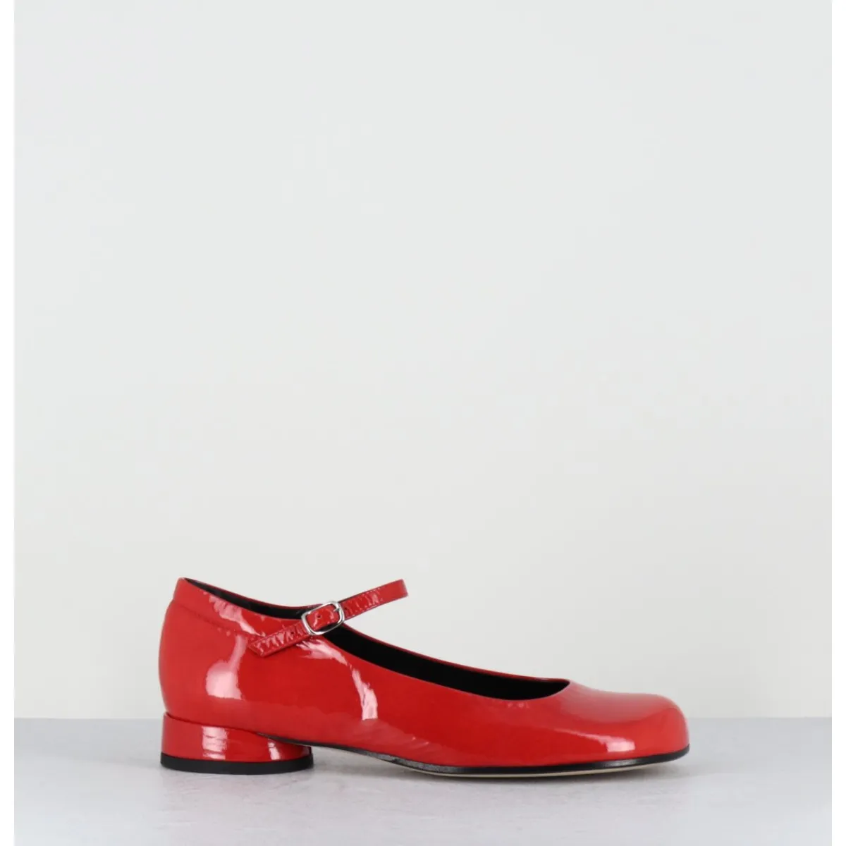Chaussures | Ballerines^GARRICE LAB Babies 60s petit talon en cuir vernis - LIGAT1 CINDY ROSSO ROUGE