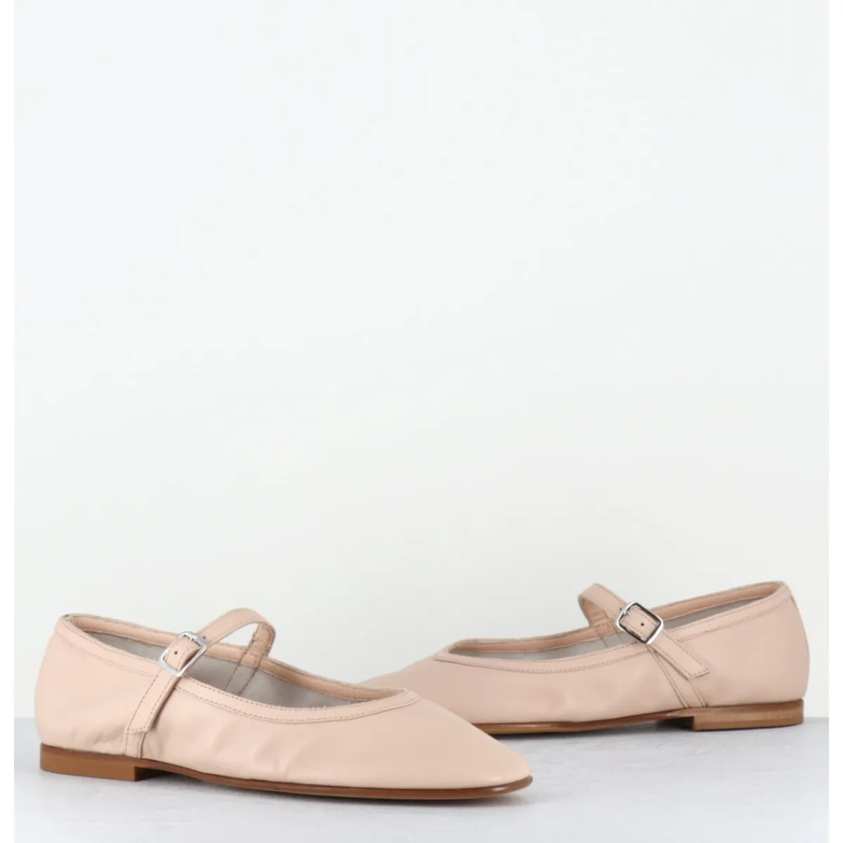 Chaussures | Ballerines^OA NON FASHION Ballerines à bride en cuir souple rose clair - ROXY NAPPA NUDE