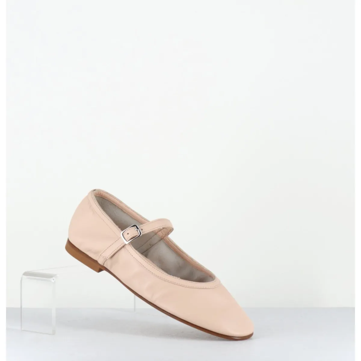 Chaussures | Ballerines^OA NON FASHION Ballerines à bride en cuir souple rose clair - ROXY NAPPA NUDE
