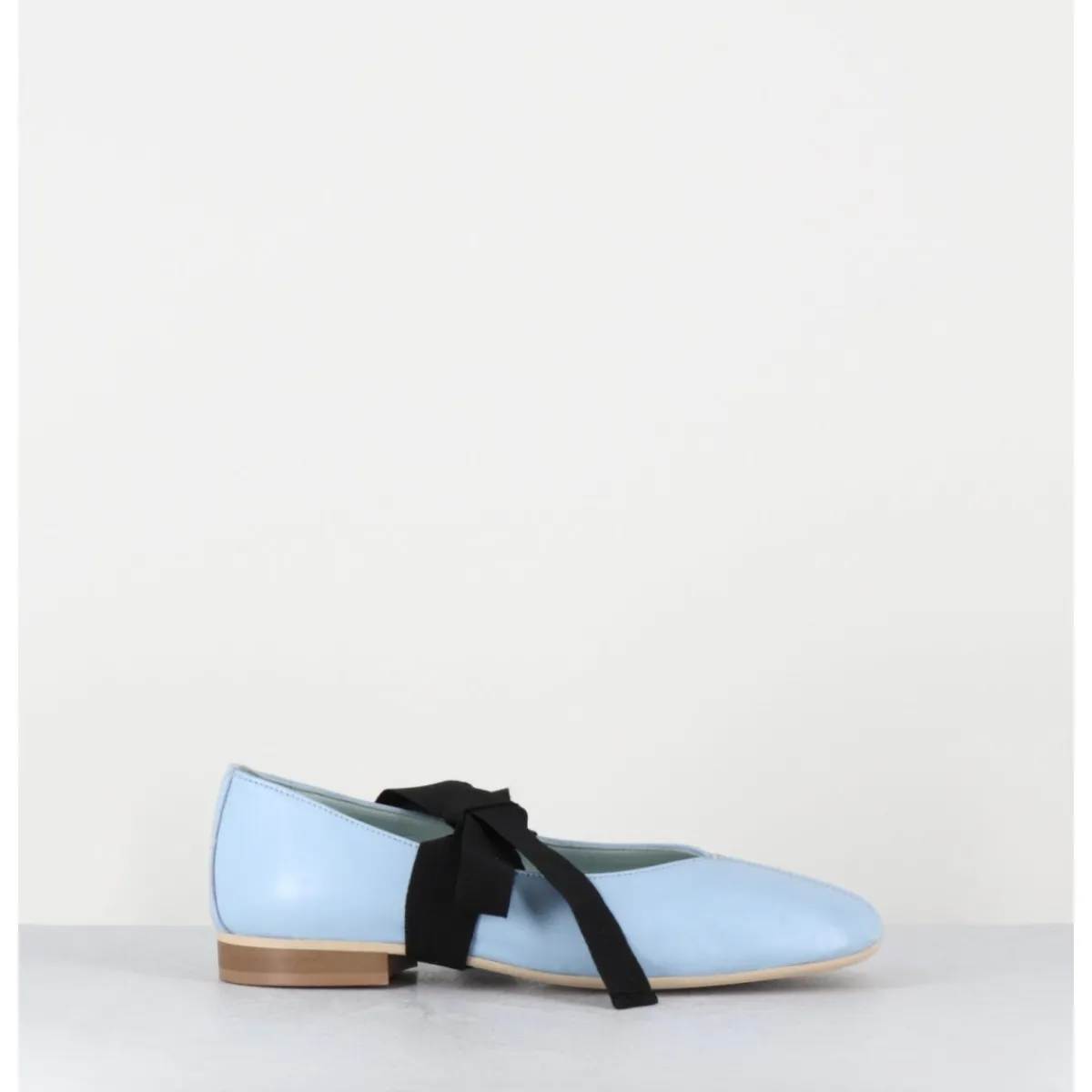Chaussures | Ballerines^GARRICE LAB Ballerines 'chausson de danse' en cuir ciel - CHESTER3 NAPPA CIELO BLEU