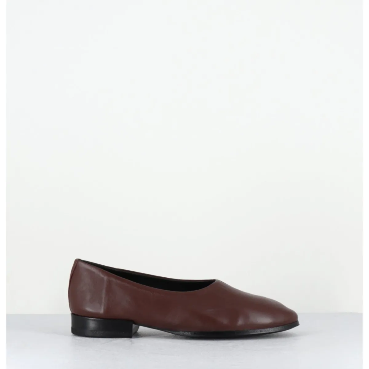 Chaussures | Ballerines^TO&CO Ballerines japonaises en cuir souple - PAMPUM NAPPA SIGARO MARRON