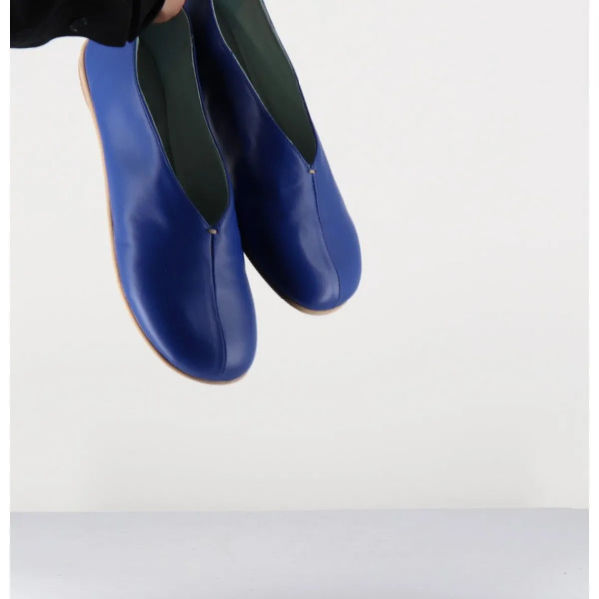 Chaussures | Ballerines^GARRICE LAB Ballerines minimalistes en cuir souple - LESTER5 CHERIE BLU BLEU