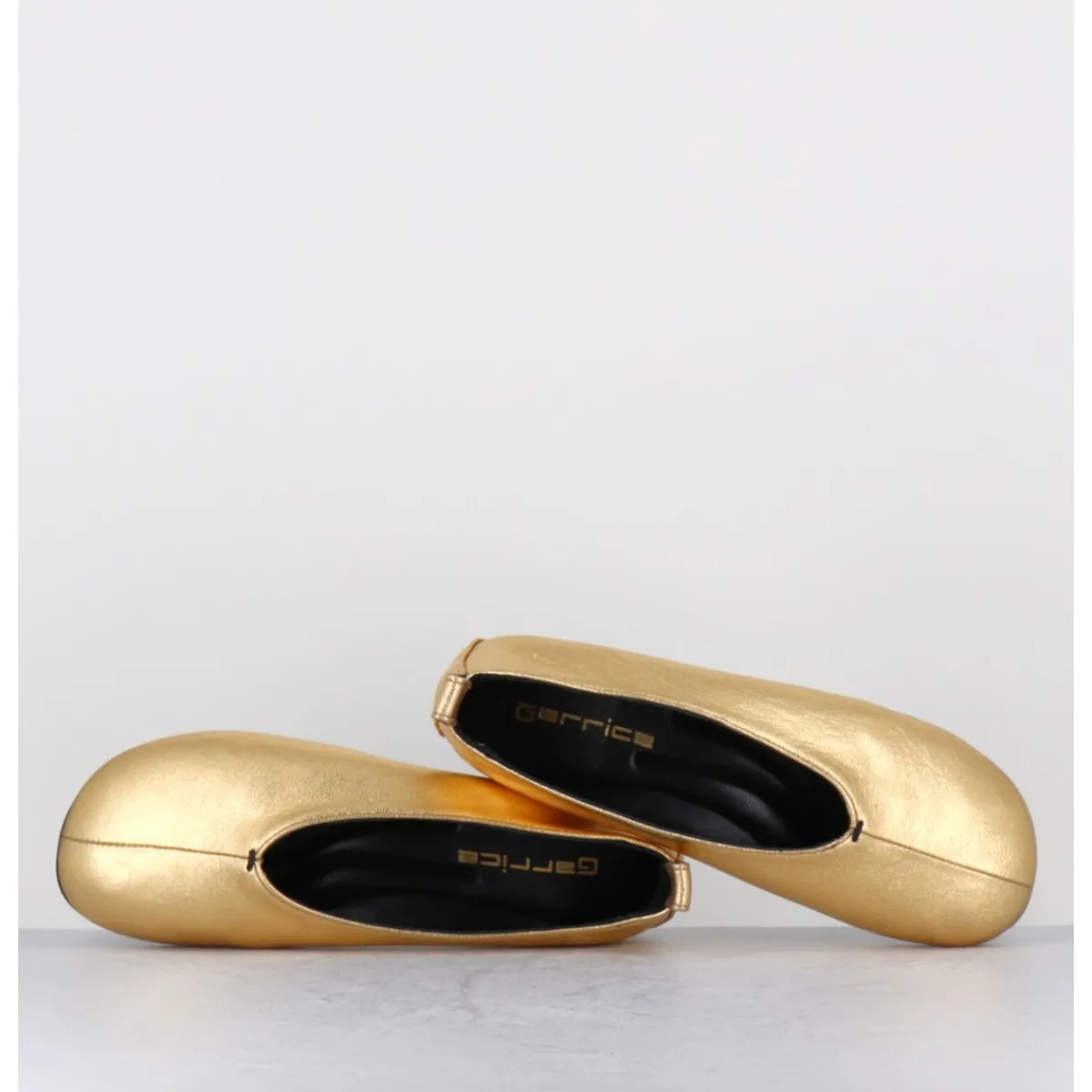 Chaussures | Ballerines^GARRICE LAB Ballerines minimalistes en cuir souple doré - LESTER4 NAPPA ORO DORE