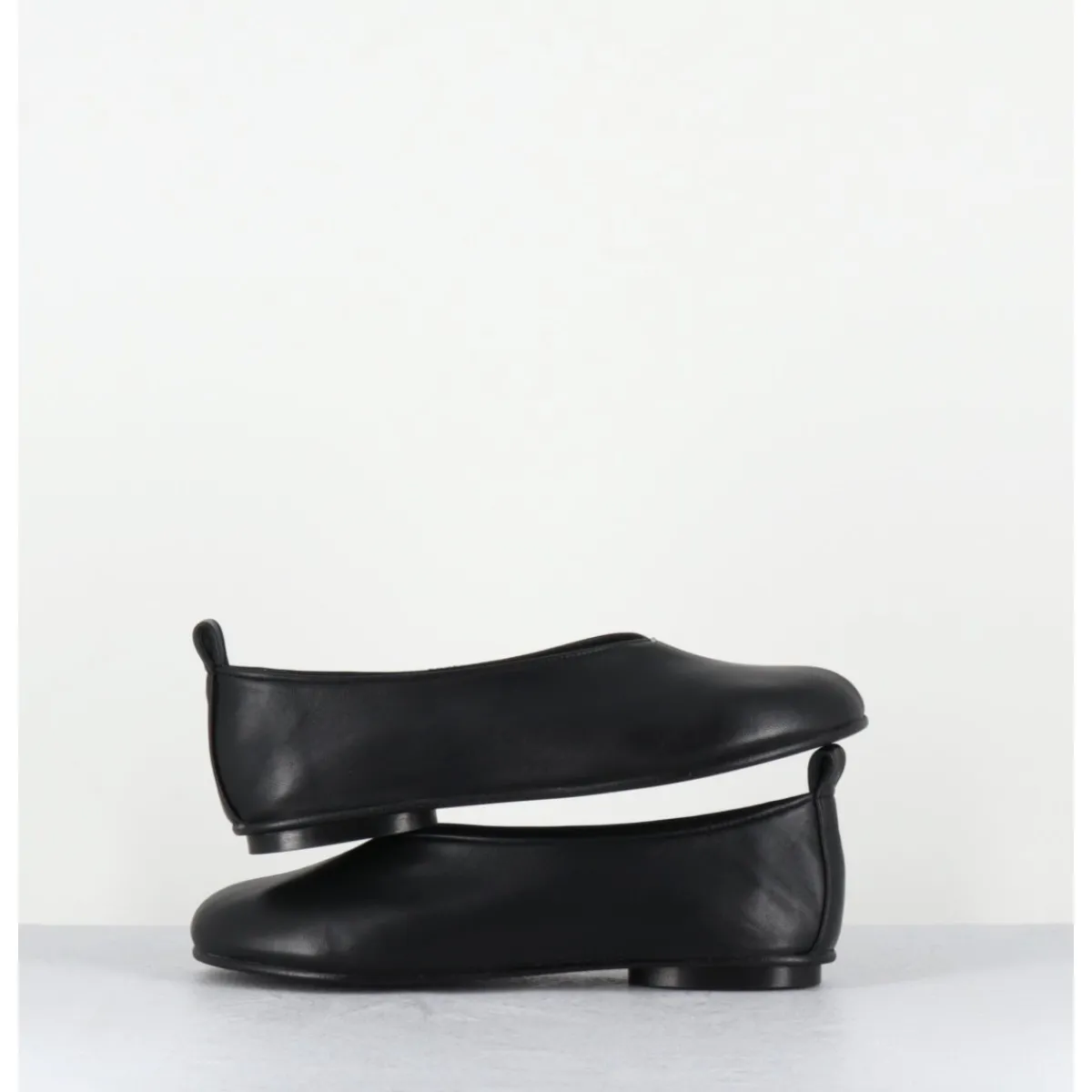 Chaussures | Ballerines^GARRICE LAB Ballerines minimalistes en cuir souple - LESTER1 NAPPA NERO NOIR