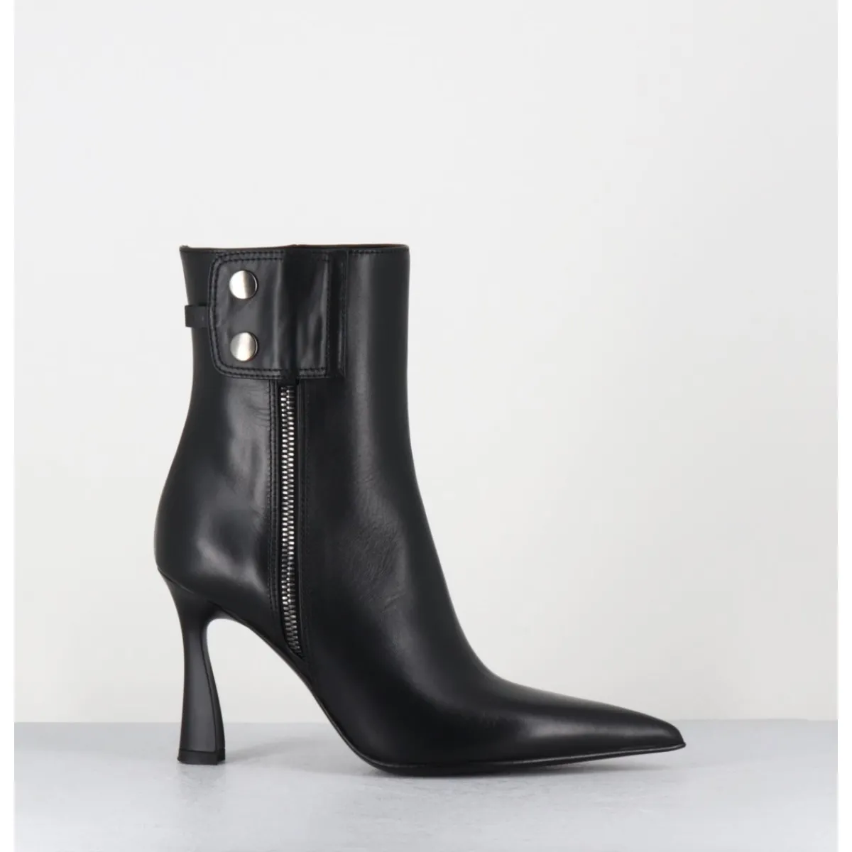 Boots^PREMIATA Boots bout pointu talon haut en cuir - M6836 GARDA NERO NOIR