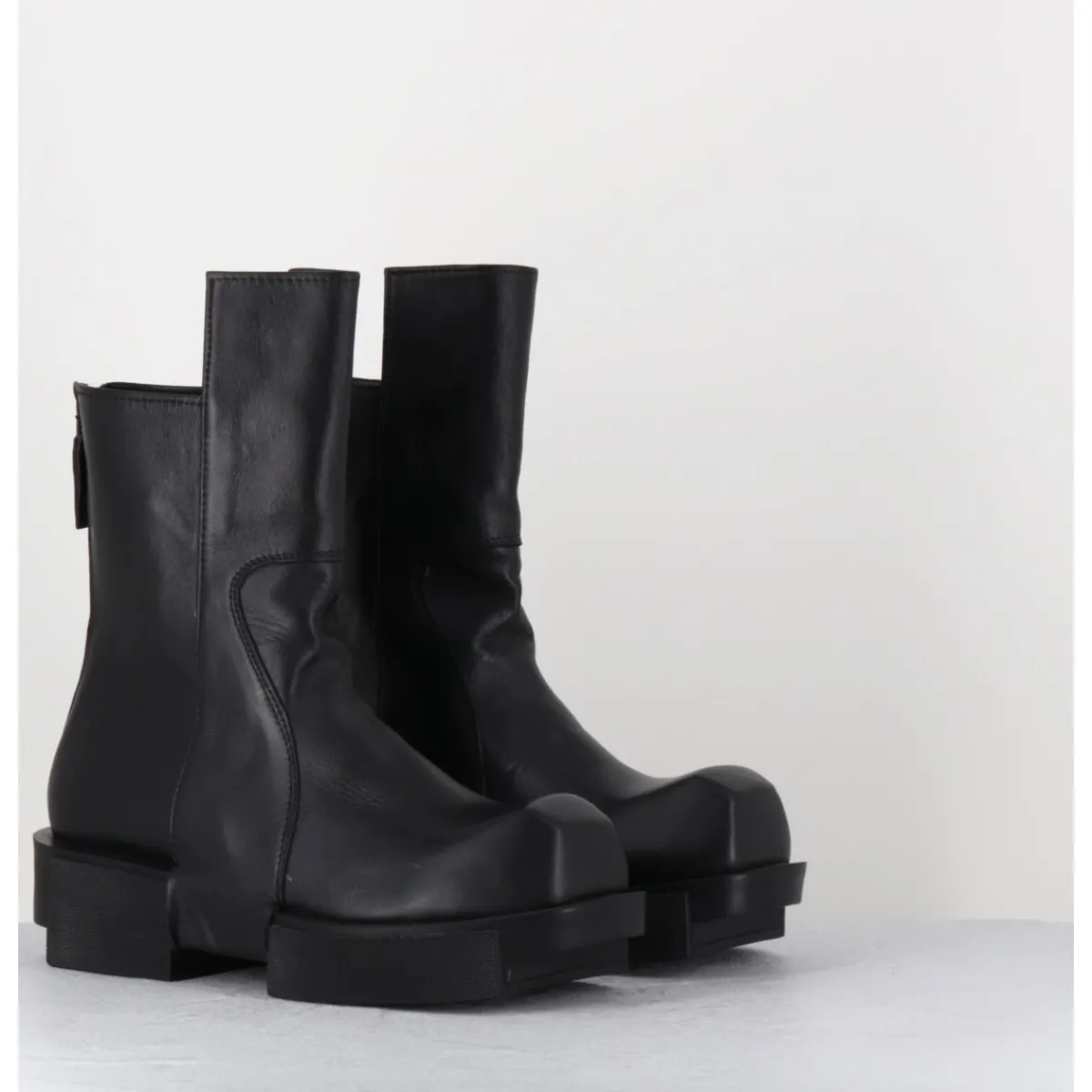Boots^SDM Boots en cuir légères semelle déstructurée - GURA VITELO NERO NOIR