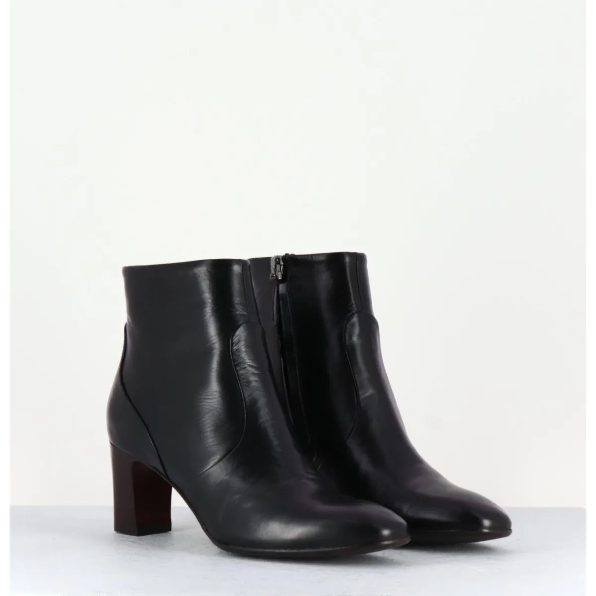 Boots^GARRICE LAB Boots en cuir souple - F570 NERO NOIR