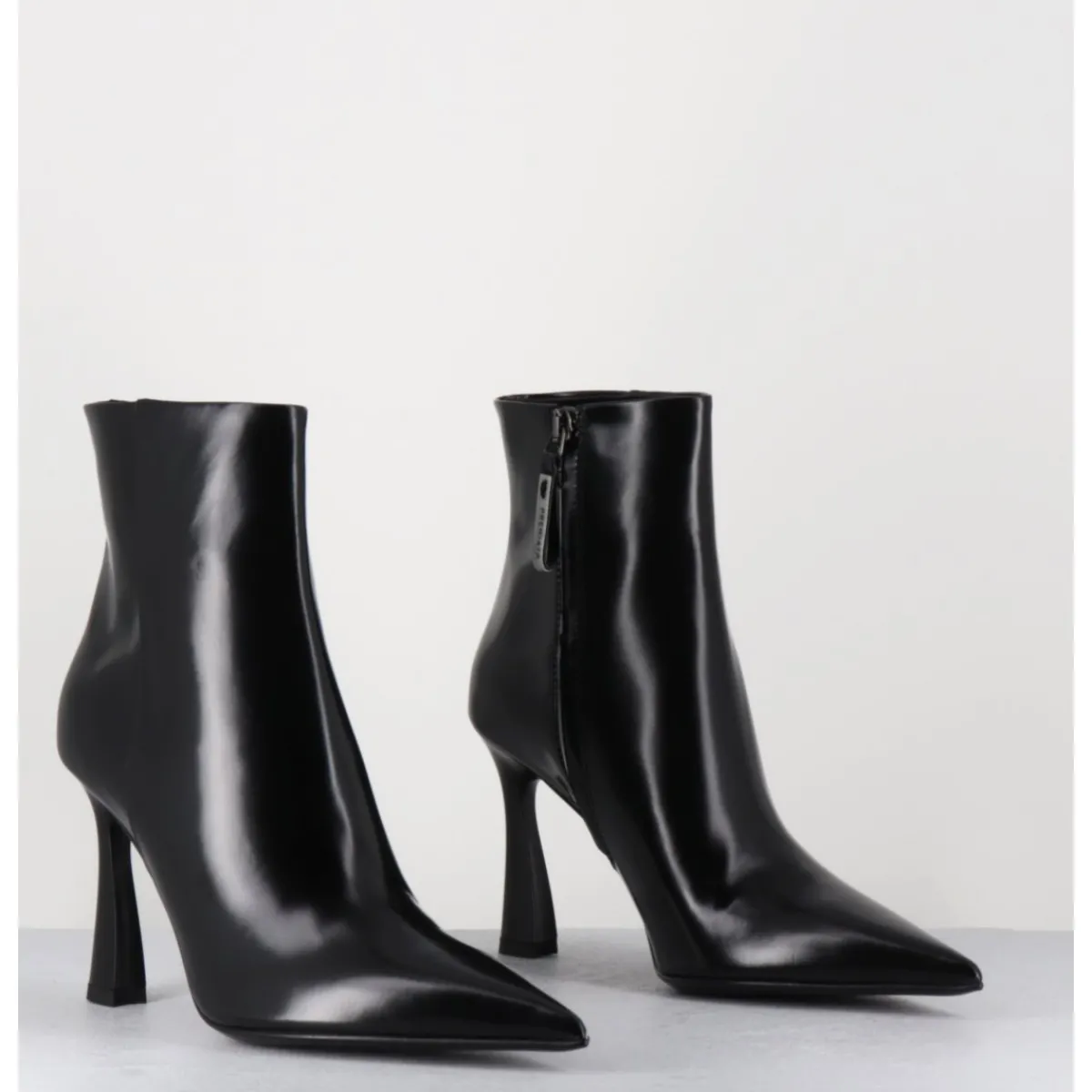 Boots^PREMIATA Boots pointues talon haut cuir glacé - M6594 SPLENDID NERO NOIR