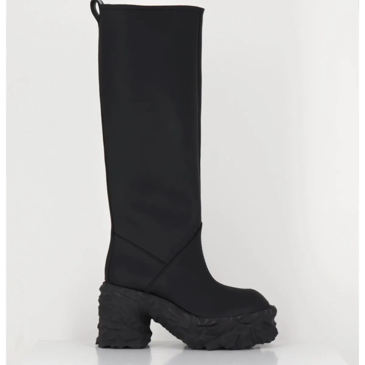 Bottes | Plateformes^PREMIATA Botte cuir mat plateforme texturée - M6315 CUSTO NERO NOIR