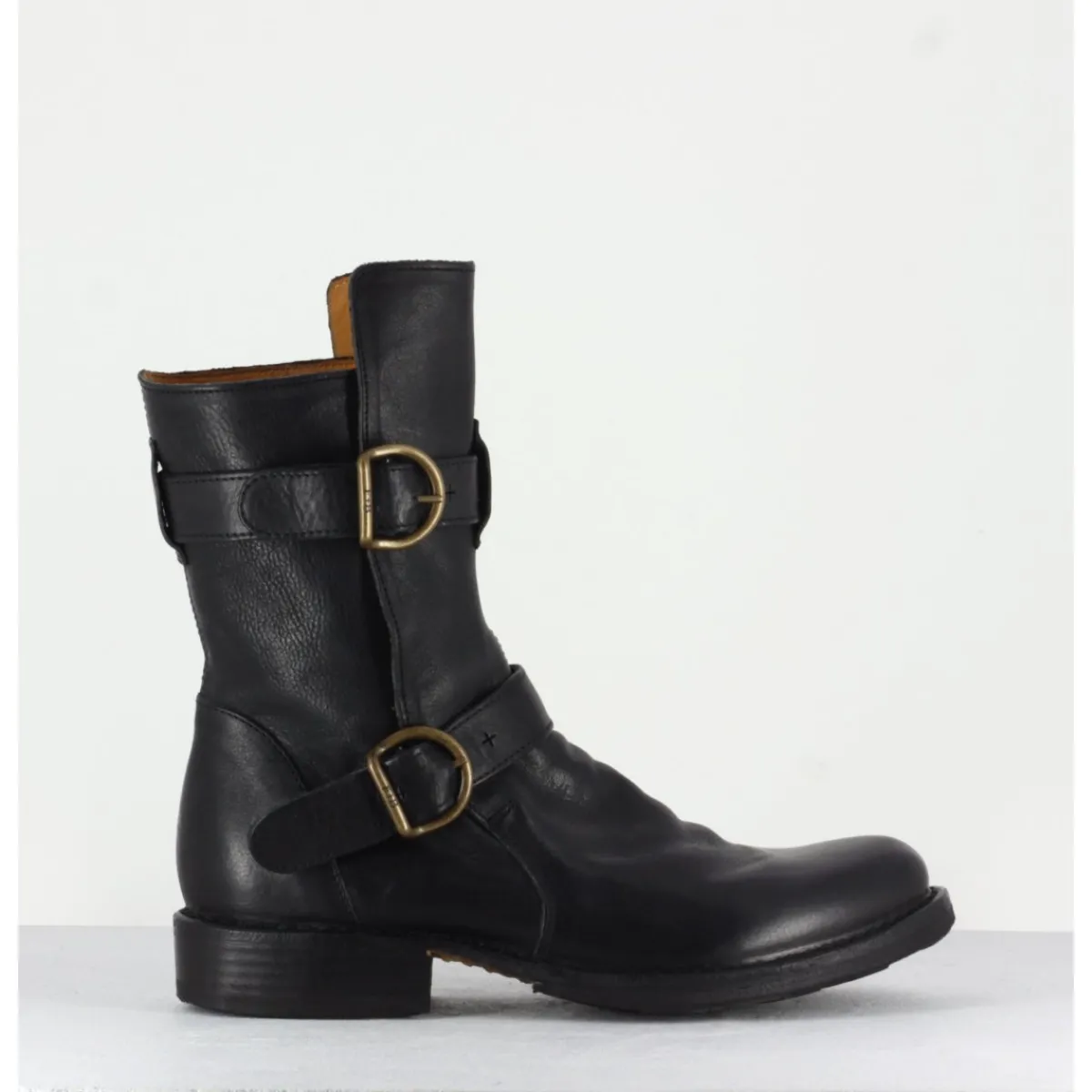 Boots^FIORENTINI+BAKER Bottines style motarde en cuir FIORENTINI BAKER - 713 eternity NOIR