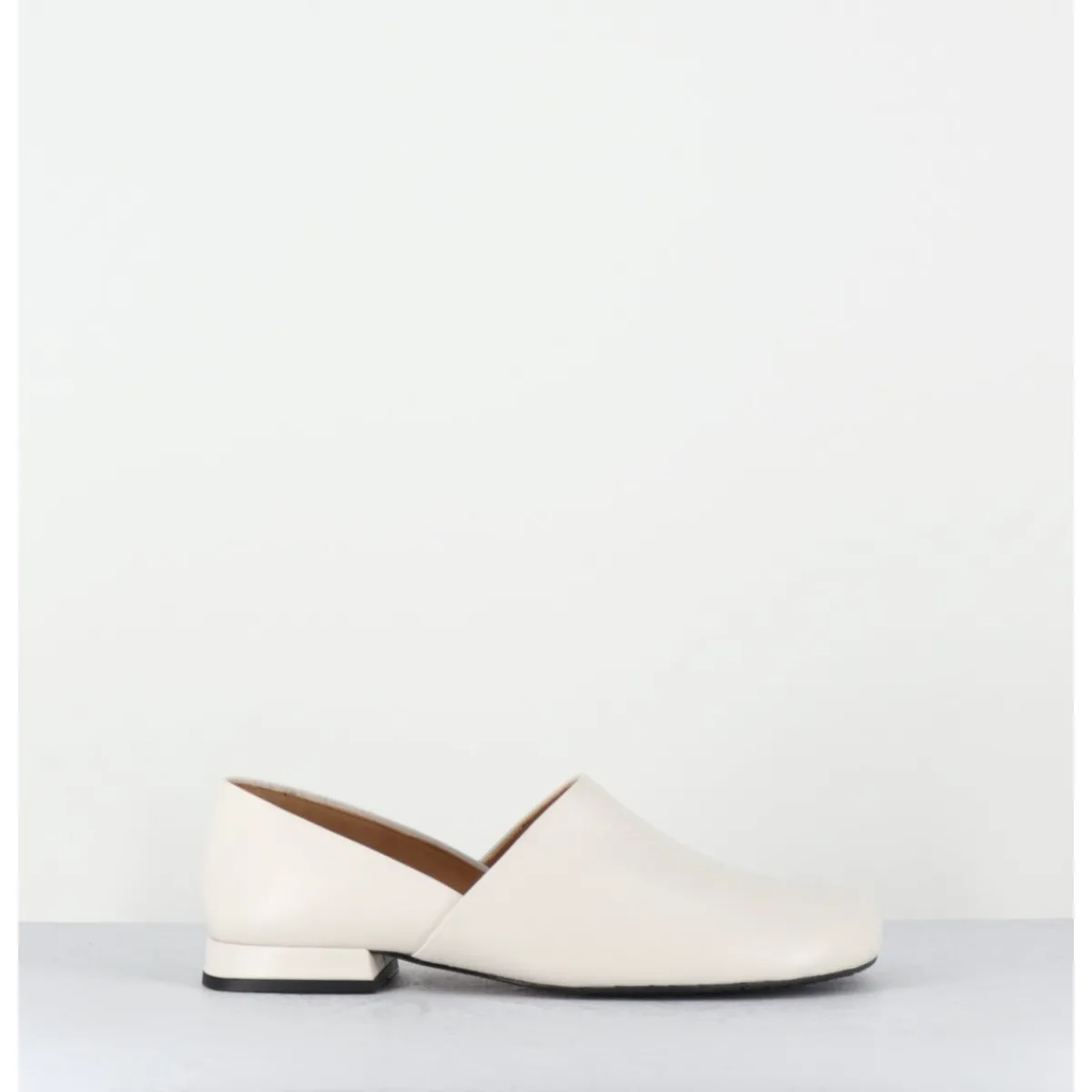 Chaussures | Ballerines^AUDLEY Chaussures minimalistes en cuir souple cassé - PAOLI MARFIL NAPPA BLANC