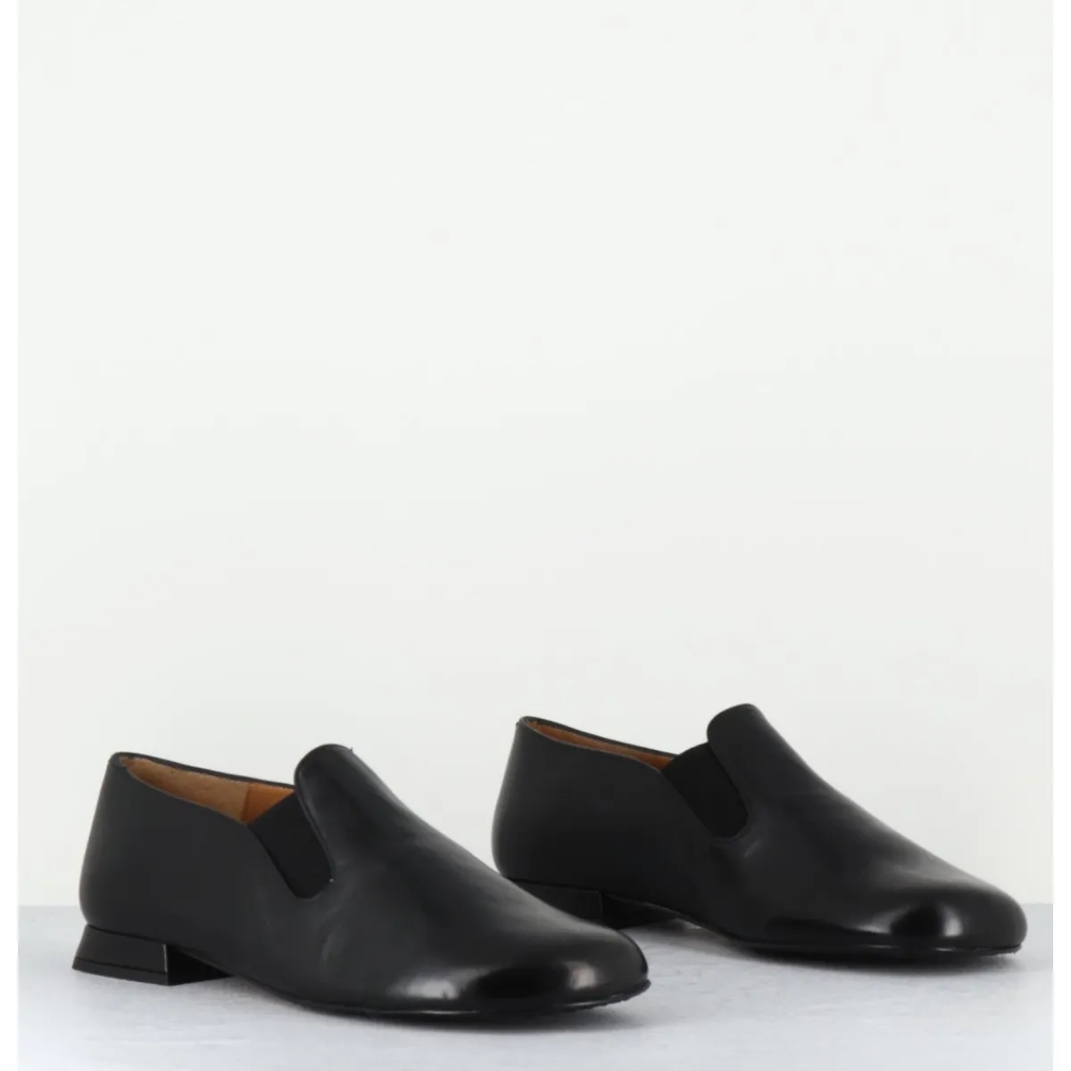 Mocassins | Chaussures^AUDLEY Chaussures minimalistes en cuir souple - LOPEZ BLACK NAPA NOIR