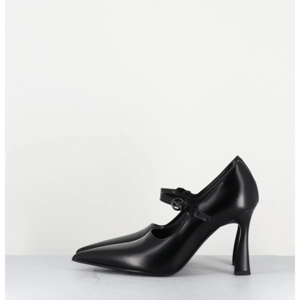 Chaussures^PREMIATA Escarpins à bride bout pointu talon haut cuir - M6590 SPLENDID NERO NOIR