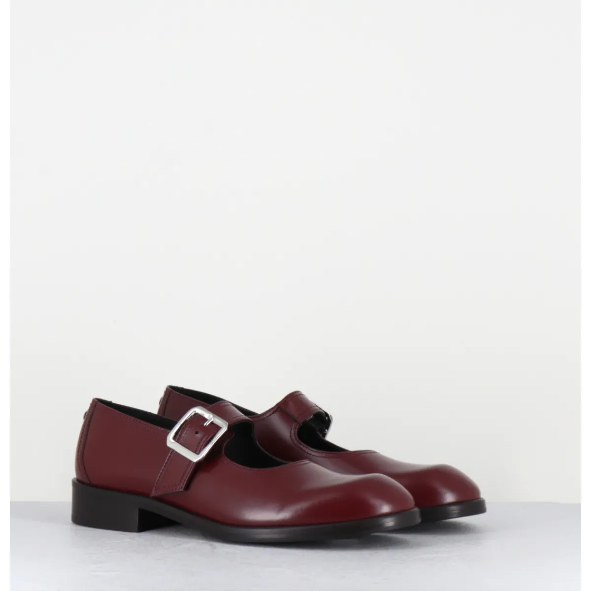 Chaussures^GARRICE LAB Mary-Jane en cuir glacé x - YVETTE ABRA BORDO BORDEAU