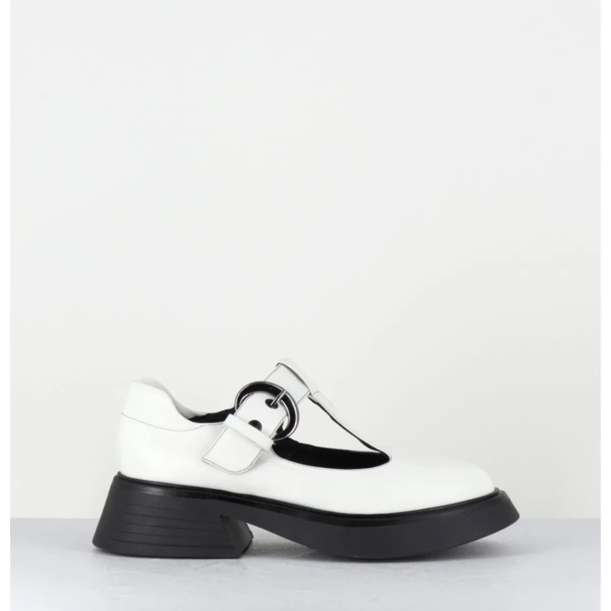 Chaussures^GARRICE LAB Mary-Jane 90s en cuir semelle légère - DIKE SAVANA BIANCO BLANC