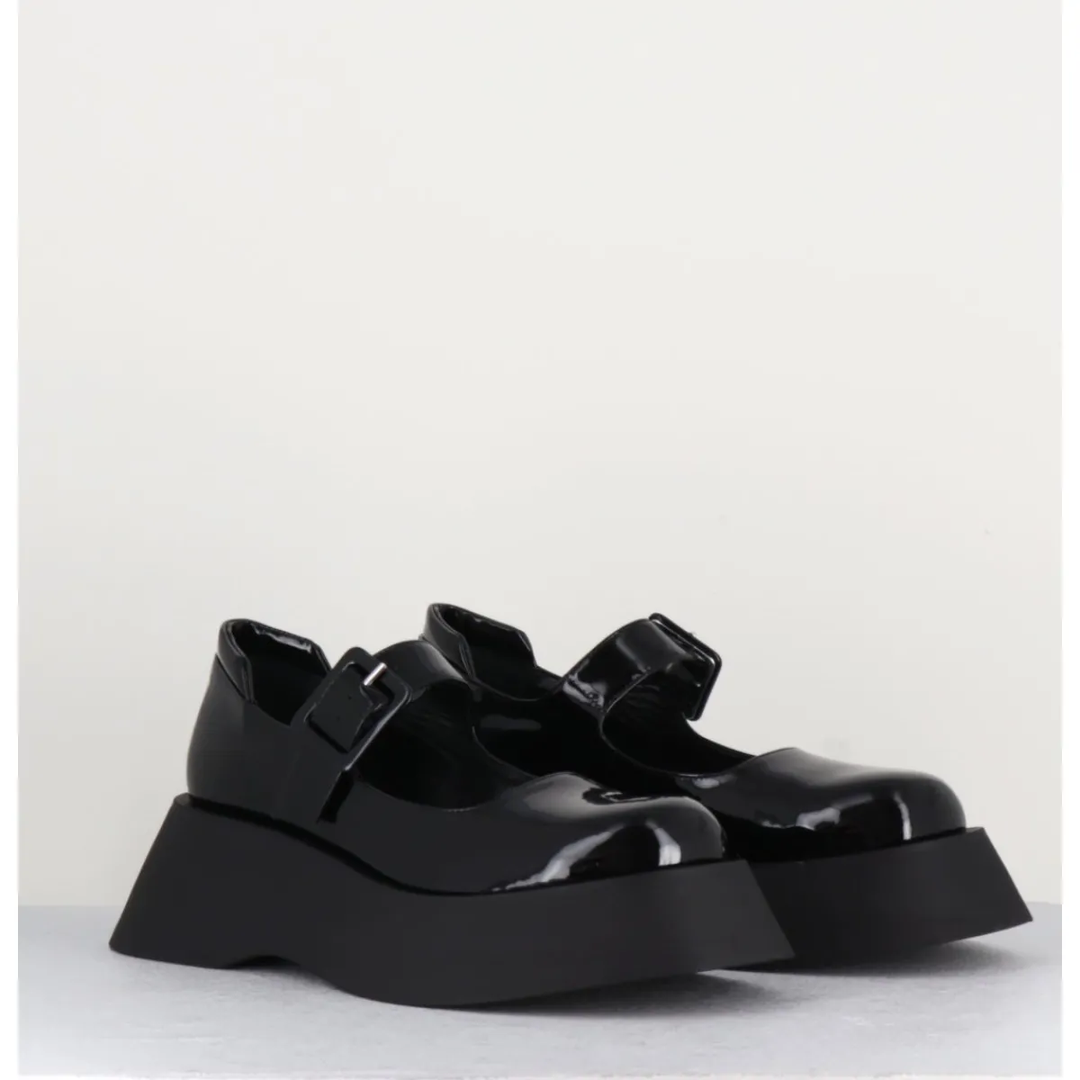 Chaussures | Plateformes^GARRICE LAB 90s babies à plateforme en cuir vernis - CORA VERNICE NERO NOIR