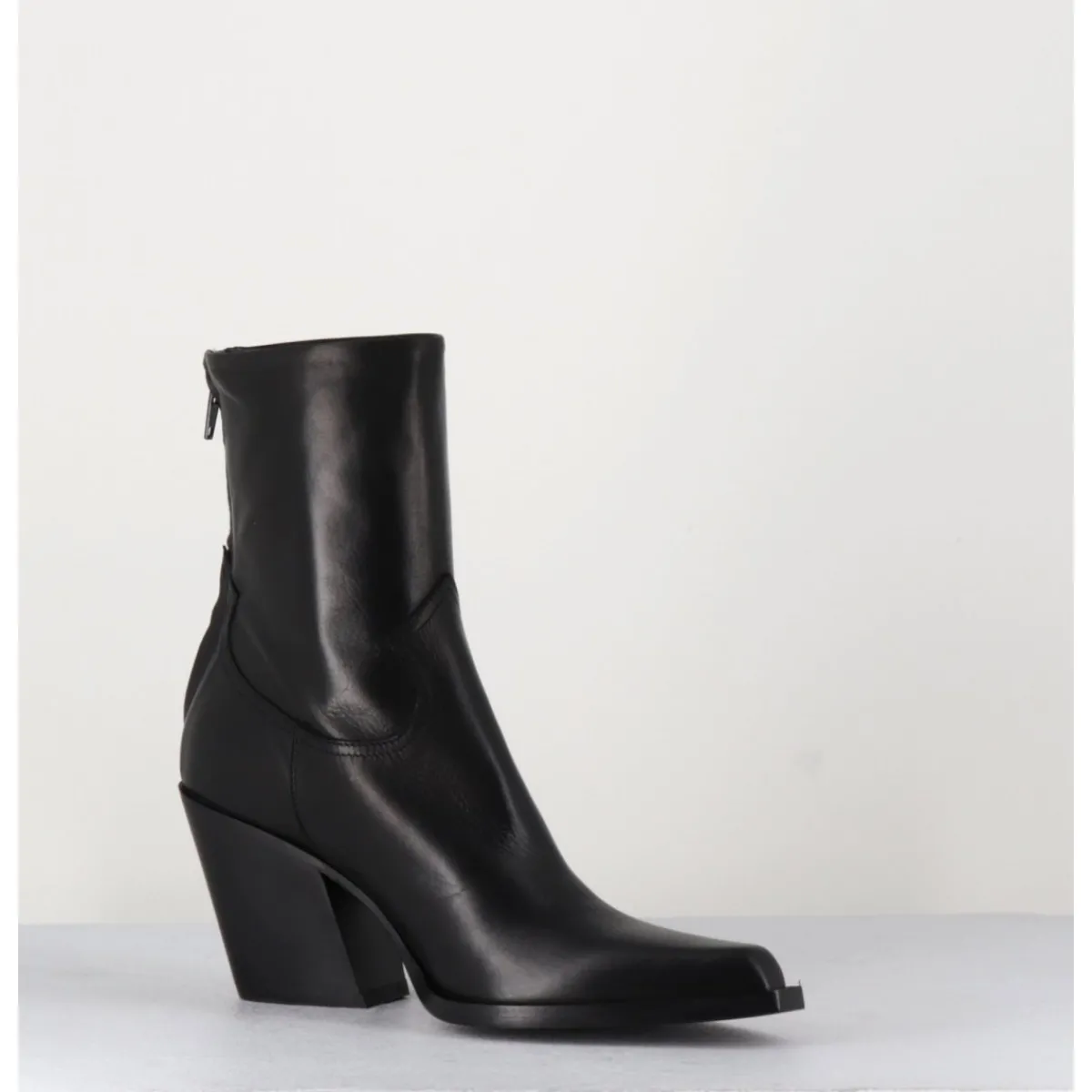 Boots | Santiags^GARRICE LAB Santiags talon haut en cuir souple - DESI24 FULAR NERO NOIR