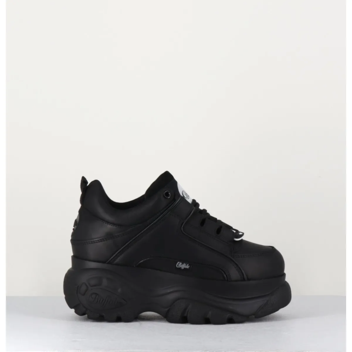 Sneakers^BUFFALO LONDON Sneakers en cuir à plateforme Buffalo Original - 1339N BLACK NOIR