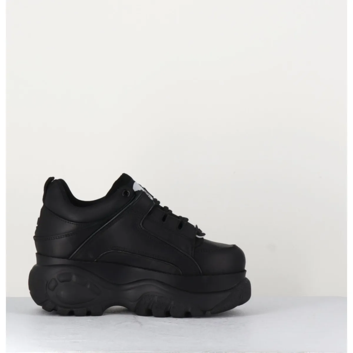 Sneakers^BUFFALO LONDON Sneakers en cuir à plateforme Buffalo Original - 1339N BLACK NOIR